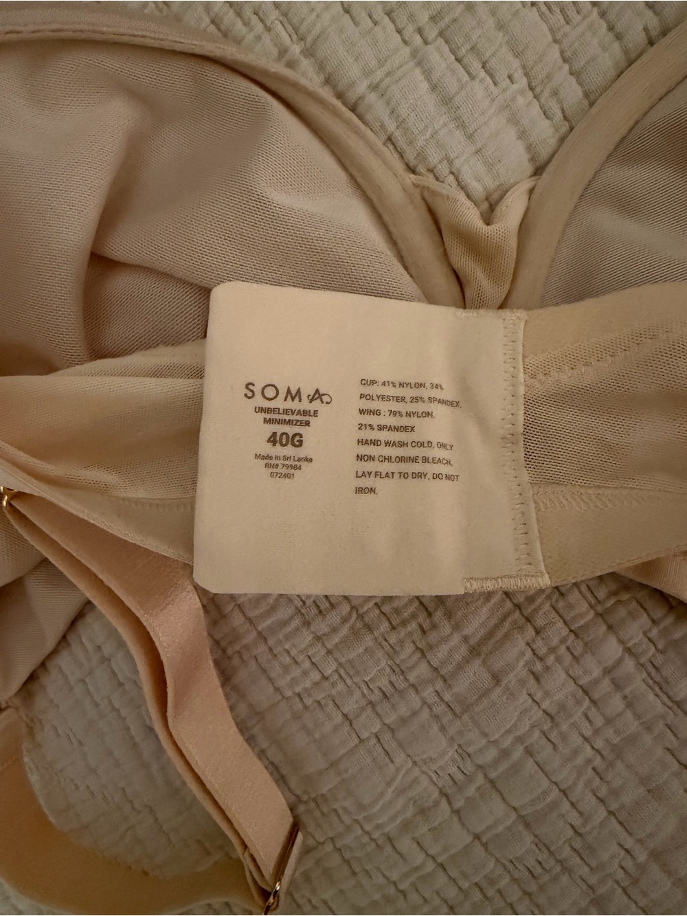 Unlined Perfect Coverage Bra - Picture 3 of 4